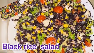 Riso venere o riso nero Come si cucinaE ricette migliore black rice salad [upl. by Ydolem]