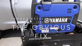 NEW YAMAHA EF2200IS INVERTER GENERATOR PT2  SURGING FIXED [upl. by Gona278]