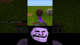 Minecraft logics be like 💀🗿  part 1 viral trollface [upl. by Ifill530]