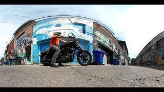 HarleyDavidson Iron 883 in 360 Video [upl. by Carita539]