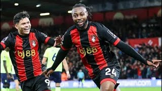 WOW ANTOINE SEMENYO SCORES SPECTACULAR GOAL BOURNEMOUTH 31 SOUTHAMPTON [upl. by Lever]