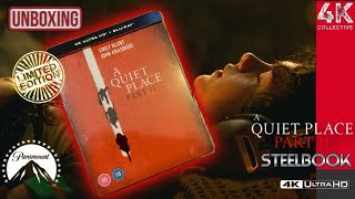 A Quiet Place Part 2 4K UltraHD Bluray limited edition steelbook unboxing [upl. by Acisset]