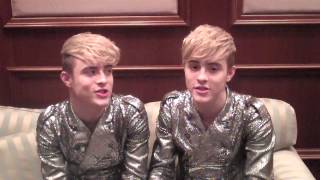 Jedward says hi to RAGE [upl. by Onstad]