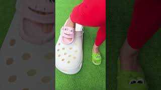 Giant slippers  Super cool frog slippers 🐸🐸 slippers love trending slippers [upl. by Arait476]