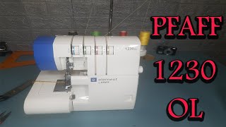 Comment enfiler la surjeteuse PFAFF 1230 OL  الة السورجي [upl. by Nnahtebazile]