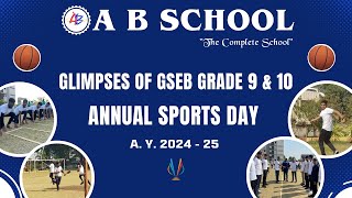 Glimpses of GSEB Grade 9 amp 10 EngMed Annual Sports Day [upl. by Retsub]