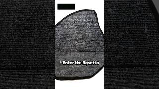 Rosetta Stone shortsfeed mystery egyptianhistory [upl. by Haerdna]