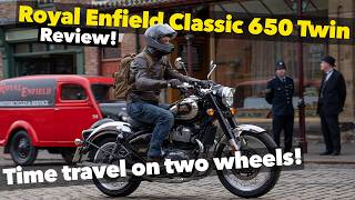 Royal Enfield Classic 650 Twin Ride Review  Retro thrills on Enfield’s big twin [upl. by Akoyin738]