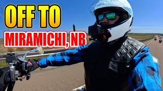 Motorcycle Ride Out To Miramichi New Brunswick Scenic Journey Through Eastern Canada  Vlog [upl. by Lirret]