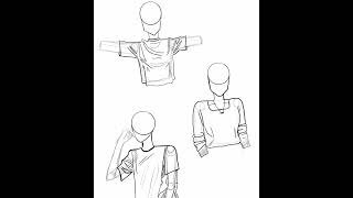 Sketch with me  Using references from Clothing Folds by Likelihood Art  141124 [upl. by Mervin]