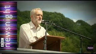 The rise of Jeremy Corbyn in Labour leadership race  Newsnight [upl. by Halsy]