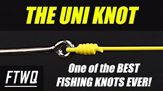 Fishing Knots Uni Knot  One of the BEST Fishing Knots for every Fisherman to know [upl. by Redford945]