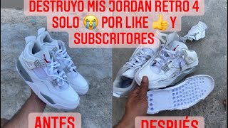 How to destroy Jordan 4 When you are angry￼￼ [upl. by Meesan]