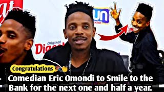 ERIC OMONDI SIGNED A BILLION BRAND DEAL For THE NEXT ONE YEAR AND HALF [upl. by Adiaros]