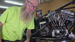 Wiring a Shovelhead Chopper [upl. by Radnaskela207]