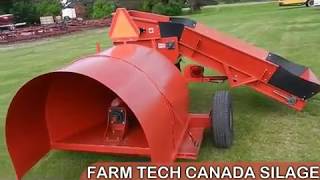 5 FOOT SILAGE BAGGER BY FARM TECH CANADA MFG [upl. by Niwrad]