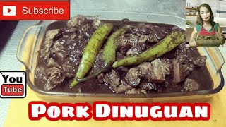 How To Cook Pork Dinuguan Kapampangan Recipepwedi pang carinderia [upl. by Remo]