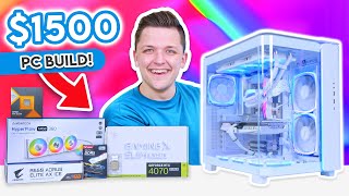 Best 1500 Gaming PC Build 2024 🚀 Full Build Guide w 1440p Benchmarks [upl. by Ahsaela]