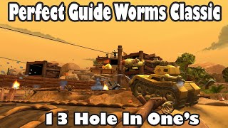 Golf With Your Friends Classic Guide Worms  ALL HOLE IN ONES [upl. by Leahcimal]