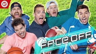 Dude Perfect Face Off  Greatest Moments [upl. by Ateiram]