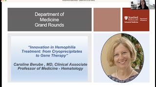 Innovation in Hemophilia Treatment  DoM Grand Rounds  20 September 2023 [upl. by Lindsley882]