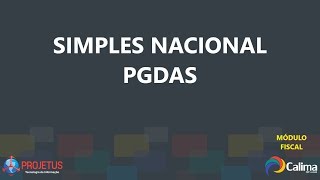 Simples Nacional  Preencher PGDAS [upl. by Sucramat]