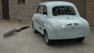 Radial Engine powered Goggomobil Car 1 [upl. by Bille]