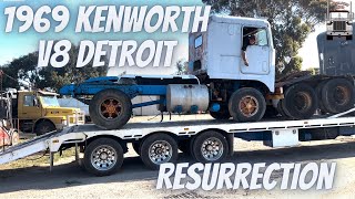 Reviving A 1969 Kenworth Cabover V8 Detroit 2 Stroke [upl. by Alyakam]