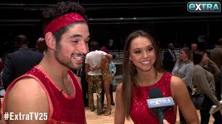 Would Alexis Ren amp Alan Bersten Seal a ‘DWTS’ Victory with a Kiss [upl. by Suirradal]