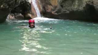 Jumping 27 Waterfalls Damajagua Dominican Republic  Turf to Surf [upl. by Aneetsirhc]