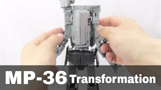 MP36 Masterpiece Megatron Transformation デストロメガトロン変換 [upl. by Olbap]