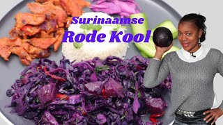 Surinaamse Rode kool  In de keuken van Sirmean [upl. by Cecelia]