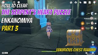 The Serpents Heart Puzzle Part 3  Enkanomiya Inazuma  Genshin Impact [upl. by Marlene539]