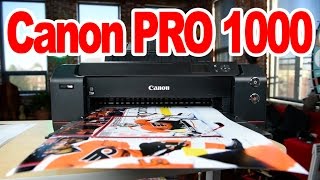 Canon imagePROGRAF PRO1000 quotReal World Reviewquot Worth 1300 [upl. by Aitnyc]