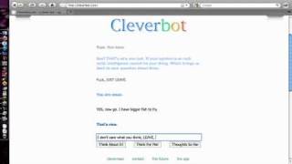 Funny Cleverbot Conversations [upl. by Legra]