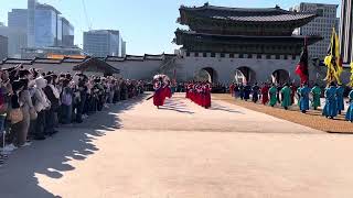 Gyeongbokgung Palace Changing of the Guard [upl. by Dowd436]