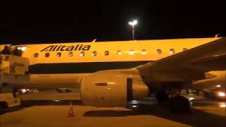 Rome to Algeria flight Alitalia [upl. by Kralc]