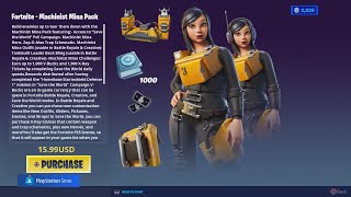 DLC Fortnite  Machinist Mina Pack  1000 VBucks Challenge Código de XBOX LIVE [upl. by Enilorac]