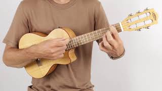 Lanikai FM5CET Flame Maple 5String AE Tenor Ukulele  The Ukebug [upl. by Annaya]