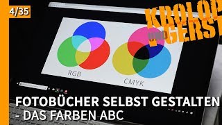 Das Fotobuch Farben ABC  04  Fotobuch selbst gestalten 📷 KrolopampGerst [upl. by Naihtniroc]