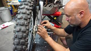 Pt3 Africa Twin Fork Swap KYB SSS [upl. by Florine]