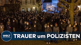 MORD an zwei POLIZISTEN Hunderte trauern bei Gedenkgottesdienst in Kusel [upl. by Fishbein]