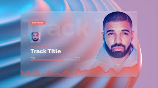 Aсryl 🫧 Music visualizer After Effects template  Audio spectrum template After Effects [upl. by Glaab]