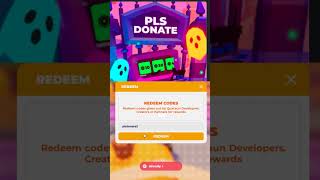 Roblox Pls Donate New Codes HALLOWEEN UPDATE [upl. by Enialb411]