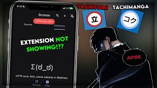 How to FIX Tachimanga and Tachiyomi Failed to Get EXTENSIONS LIST  How to Download TACHIYOMI IOS [upl. by Erick]