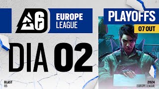 LIGA EUROPEIA  2° TURNO  DIA 2  PLAYOFFS  EUROPE LEAGUE [upl. by Nahsaj245]