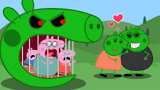 Zombie Apocalypse Oh NoGeorge Pig Turn Into Zombies At Grave  Peppa Pig Funny Animation [upl. by Lilaj936]