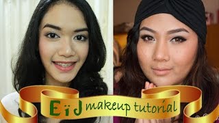 Eid Makeup Tutorial Collab w Delaniamarvella  DXB ♡ [upl. by Ruhtua]