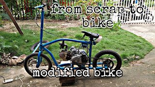 DIY modified tri bike  MOTORSTAR [upl. by Thebazile]