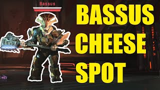 Bassus CHEESE spot strat WORKING in LEGENDARY difficulty [upl. by Dannica363]